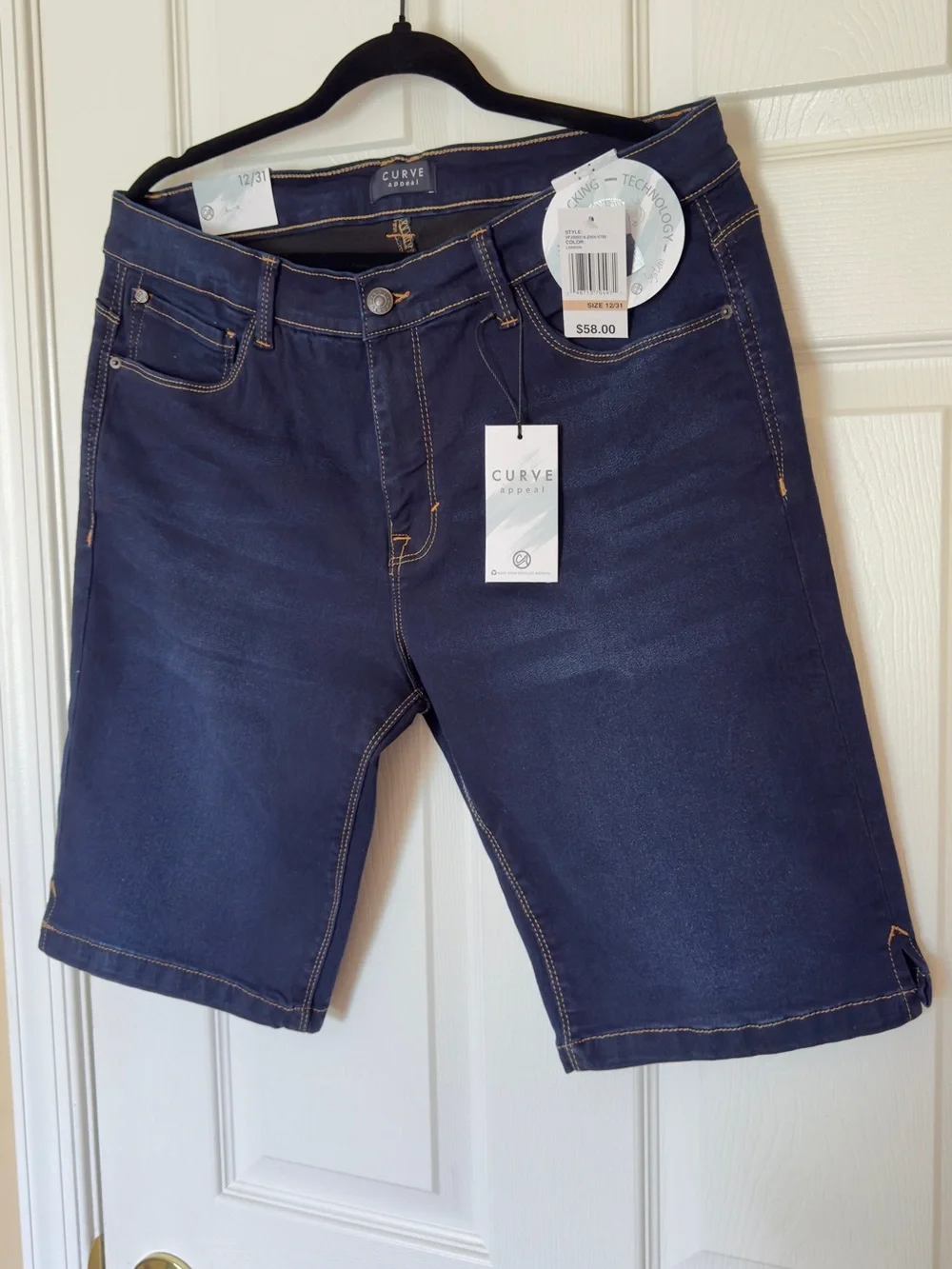 Women’s Dark Blue Denim Shorts